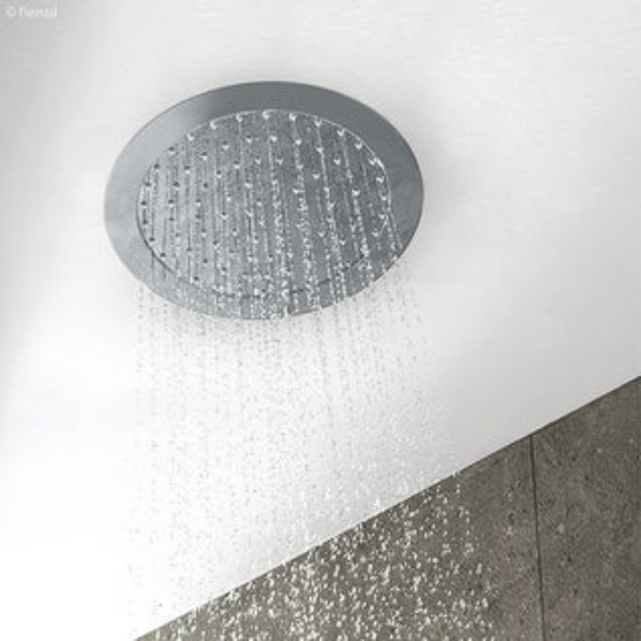 Fienza Soffito Round Flush to Ceiling Overhead Rain Shower