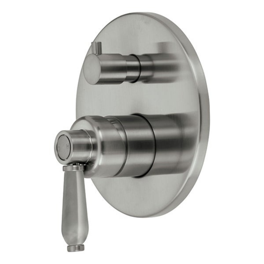 Fienza Eleanor Wall Mixer Diverter - Brushed Nickel