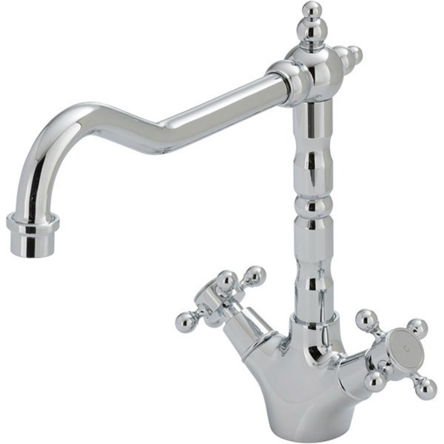 Fienza Lillian Shepherds Crook Sink Mixer