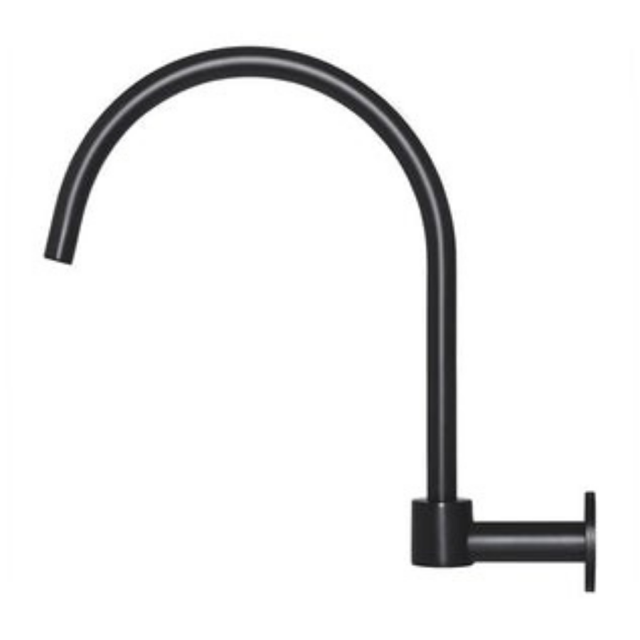 Meir Round Matte Black High Rise Spout