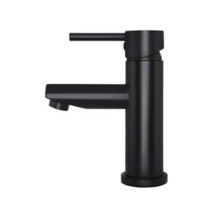 Meir Round Matte Black Basin Mixer