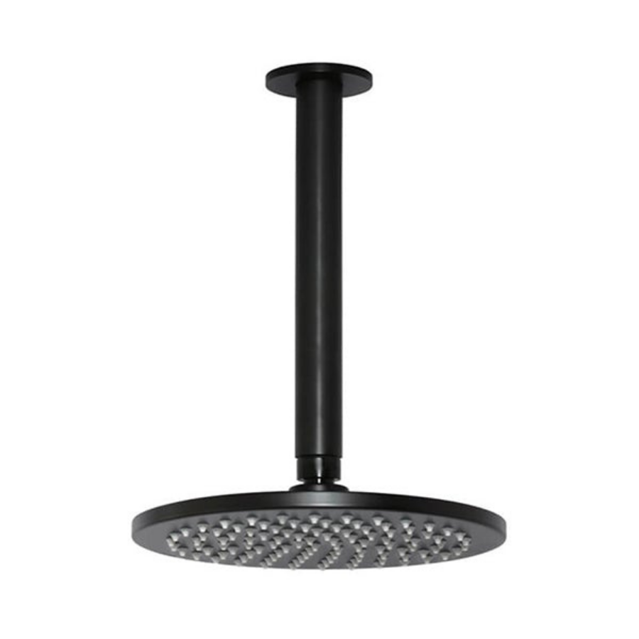 Meir Round Ceiling Mounted Matte Black Shower