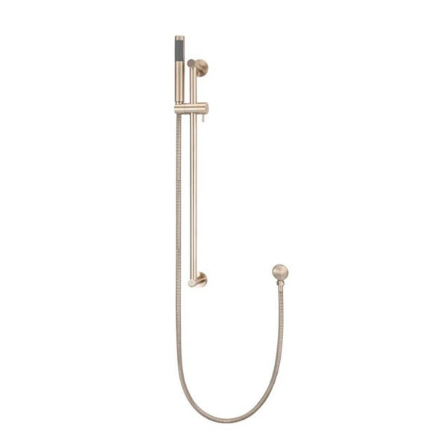 Meir Round Shower on Rail - Champagne