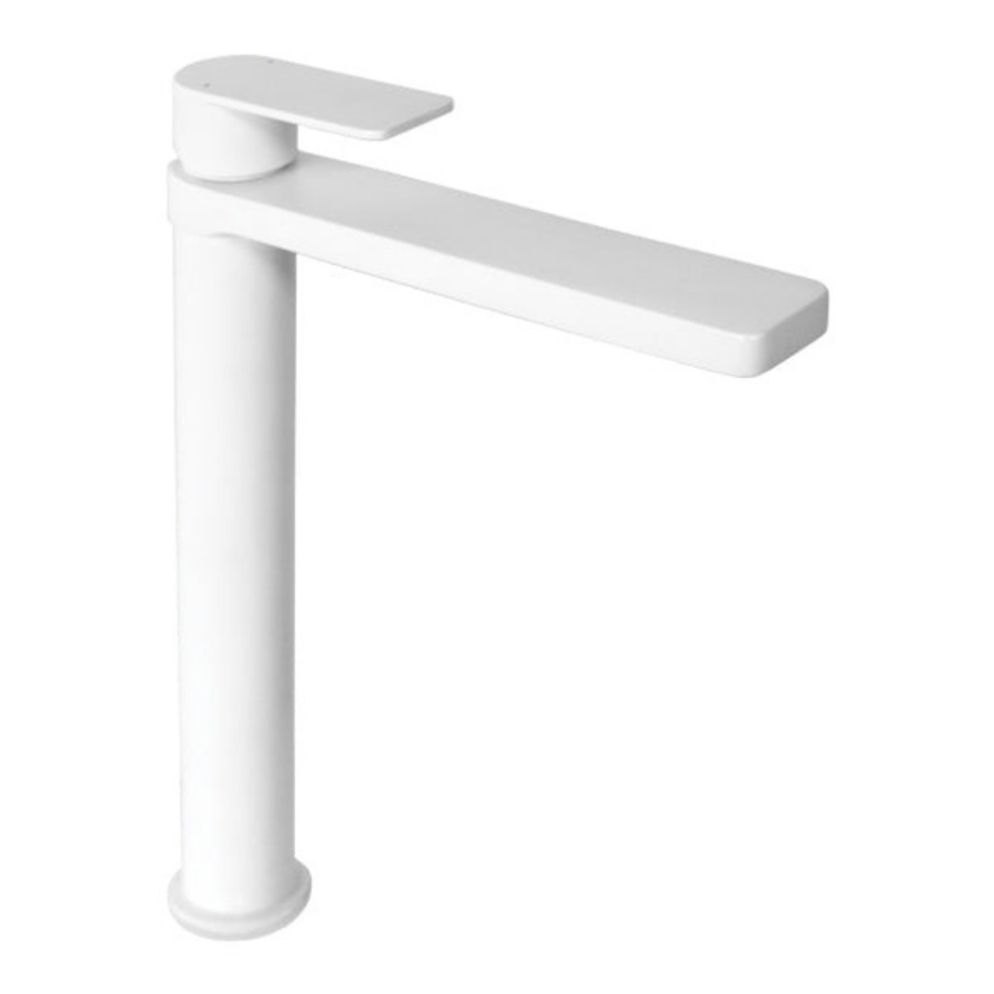 ADP Cosmopolitan Extended Basin Mixer- Matte White