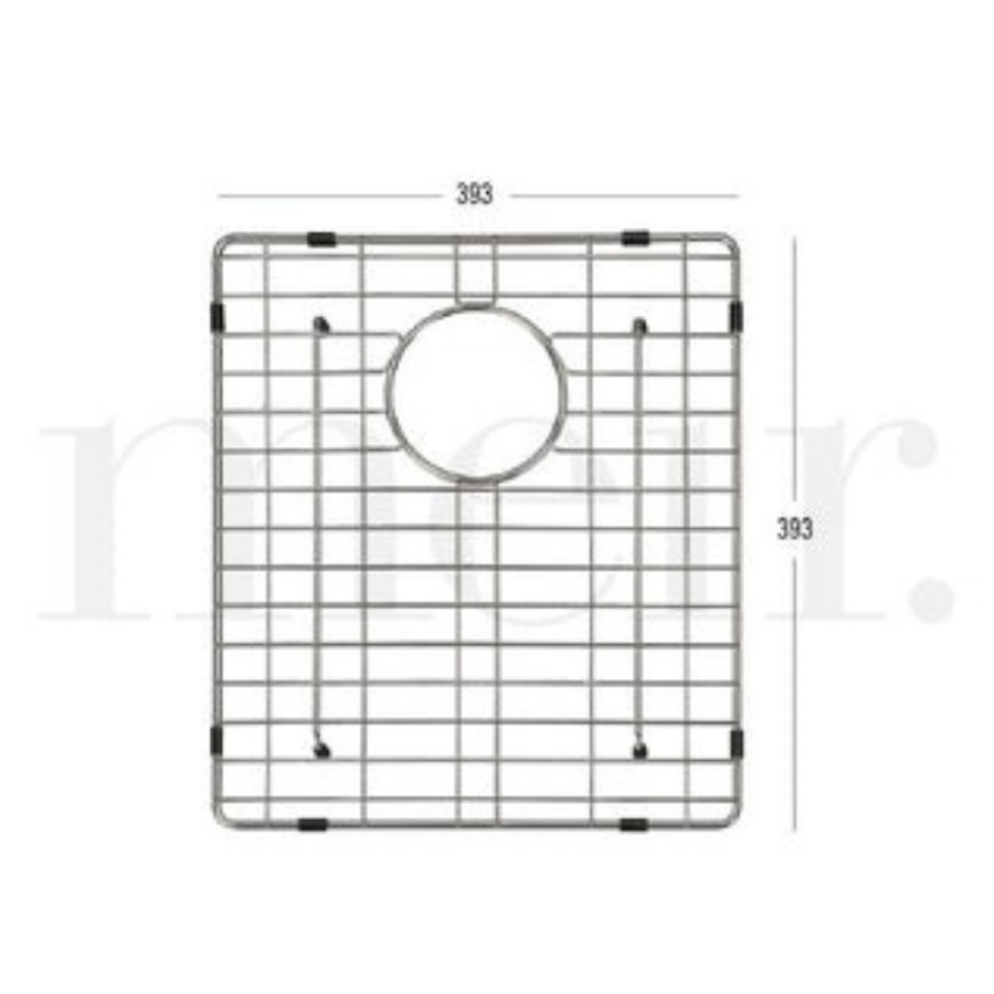 Meir Lavello Single Bowl Protection Sink Grid for 450mm Sink