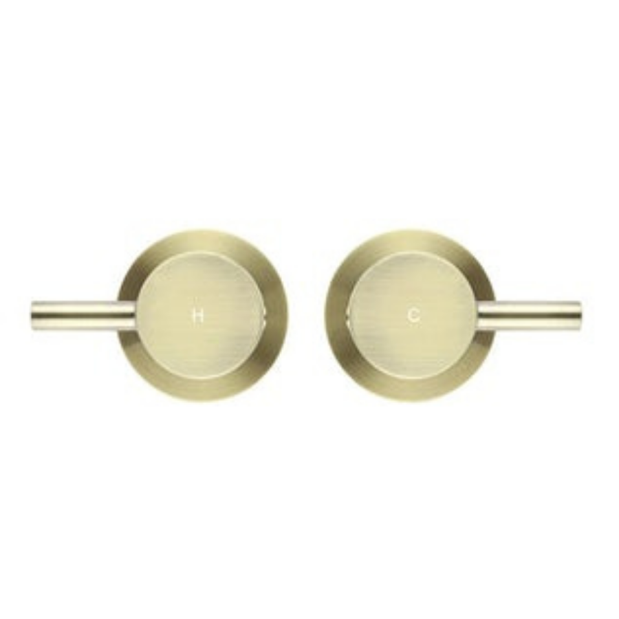 Meir Round Quarter Turn Wall Top Assemblies Tiger Bronze