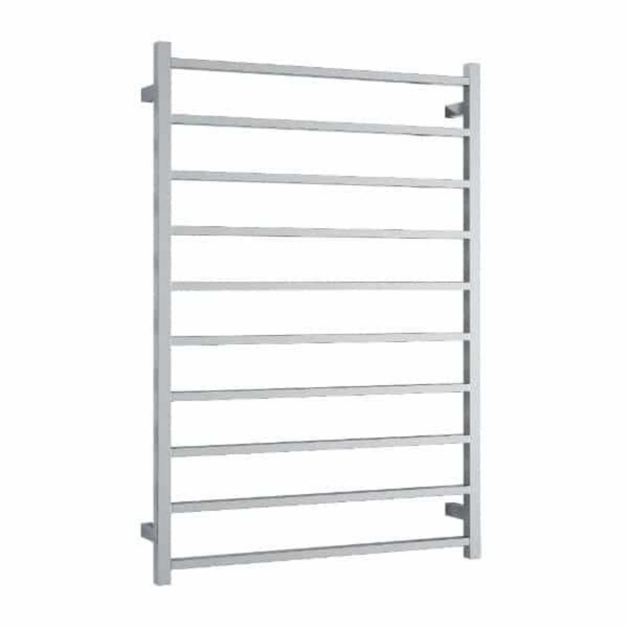 Thermogroup Wide 10 Bar Thermorail Straight Square Heated Towel Ladder 800mm