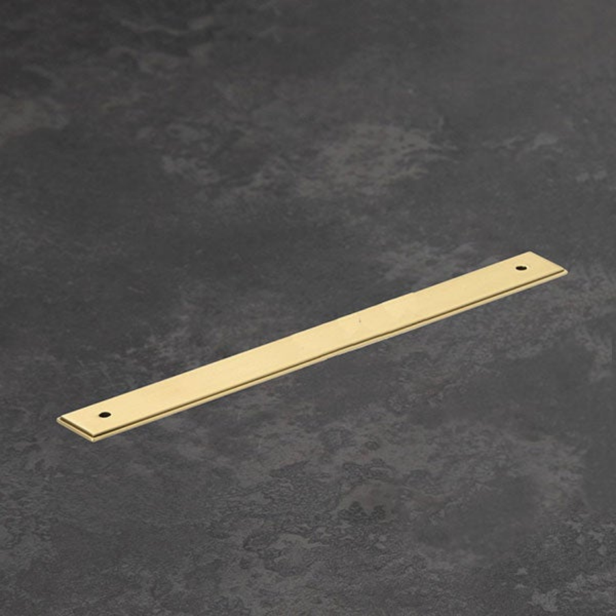 Momo Handles Liberty Backplate 320mm Matt Brass