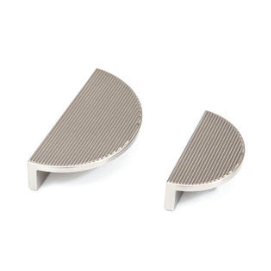 Momo Handles Barrington Eclipse Ribbed Dull Brushed Nickel