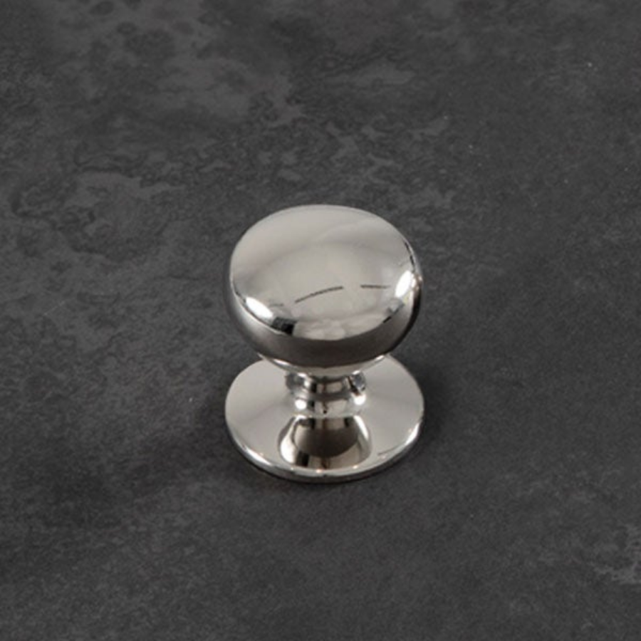 Momo Handles New Hampton Round Knob 32mm Polished Nickel