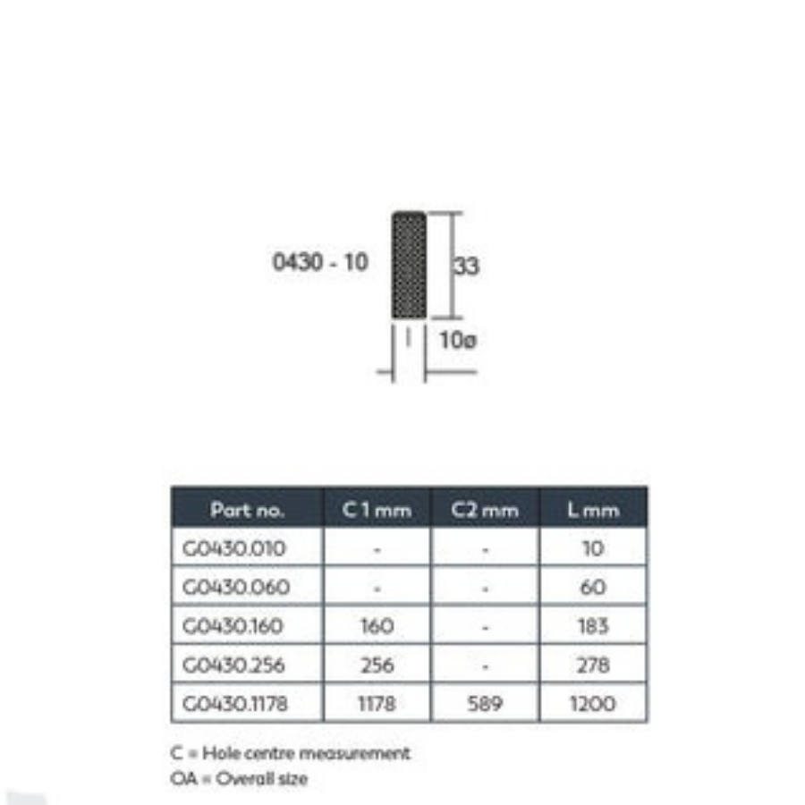 Momo Handles Graf Knurled Cylinder Knob 10mm Dull Brushed Nickel