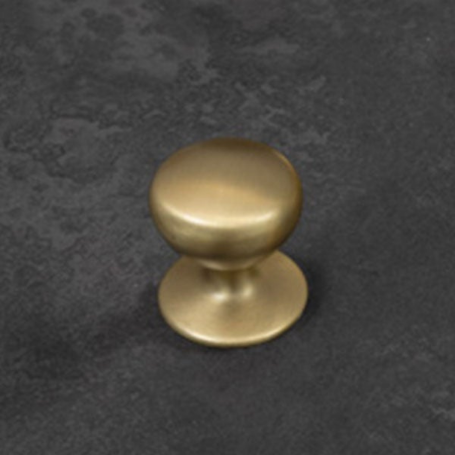 Momo Handles New Hampton Round Knob 32mm Matt Brass