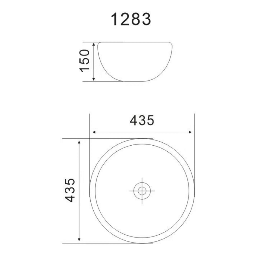 VANITY BASIN – INSIDE ROSE GOLD – OUTSIDE PATTERNS