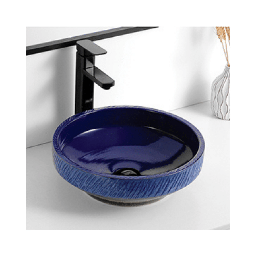 VANITY BASIN – Round Royal Blue