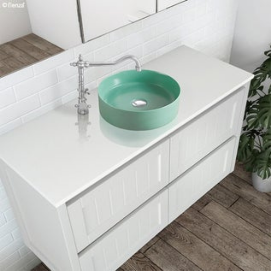 Fienza Reba Matte Green Above Counter Basin