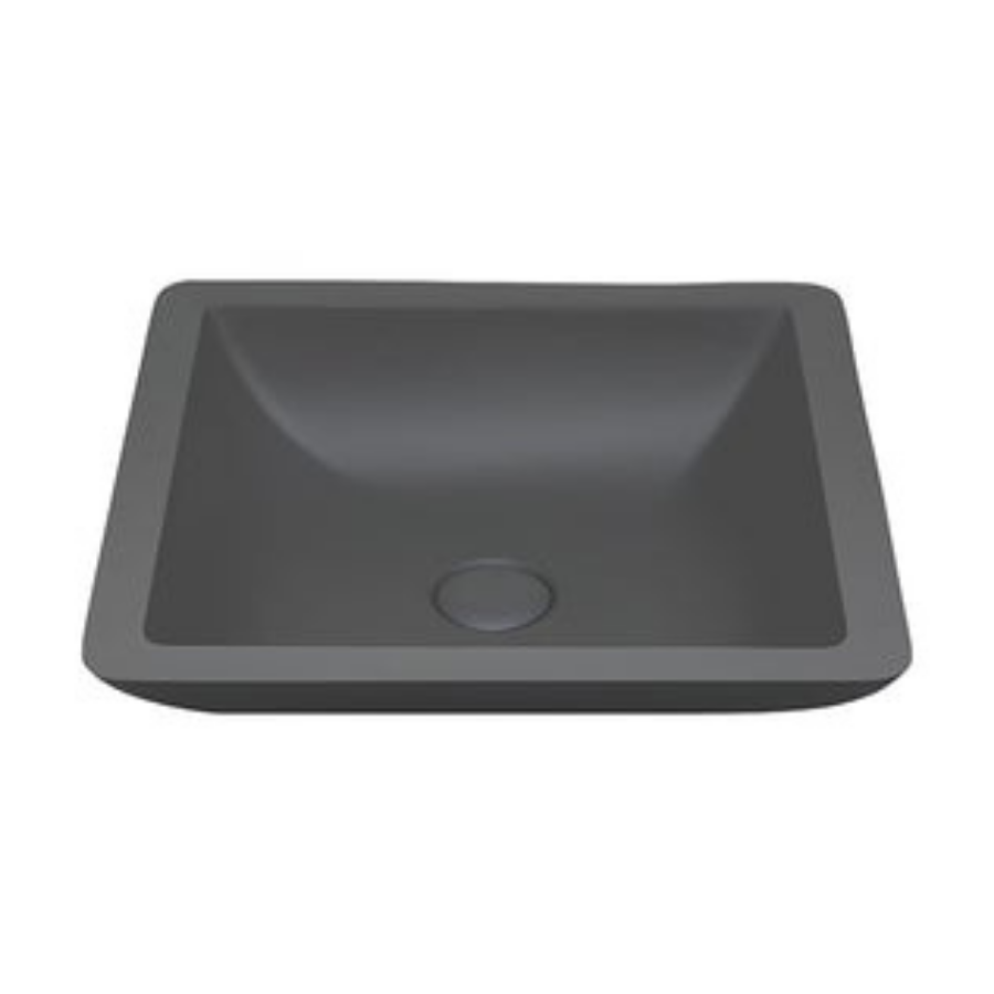 Fienza Classique 420 Above Counter Solid Surface Basin - Matte Grey