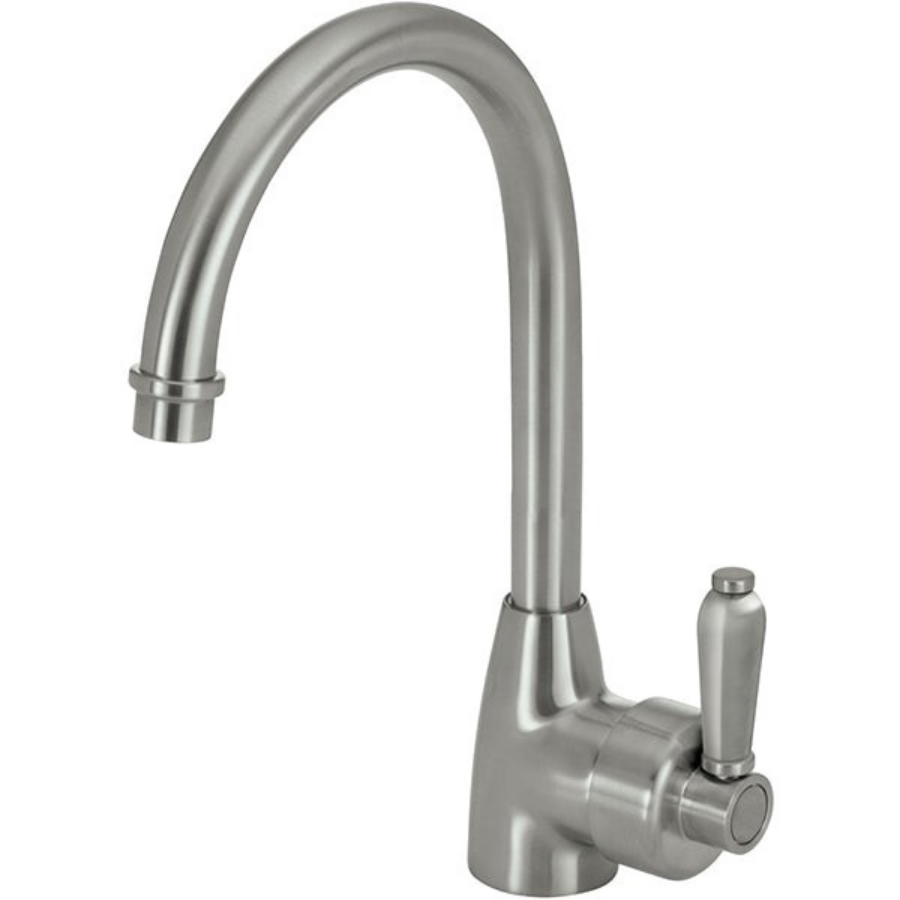 Fienza Eleanor Gooseneck Sink Mixer - Brushed Nickel
