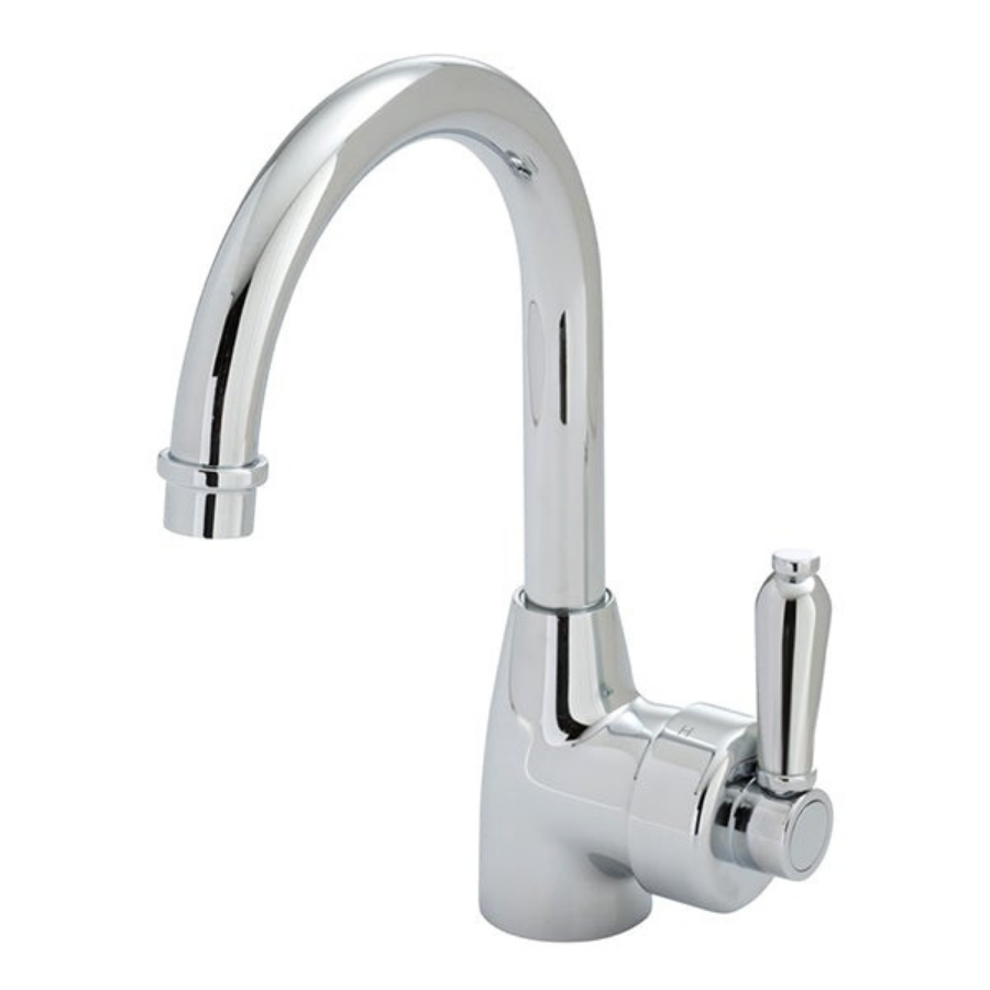 Fienza Eleanor Gooseneck Basin Mixer - Chrome