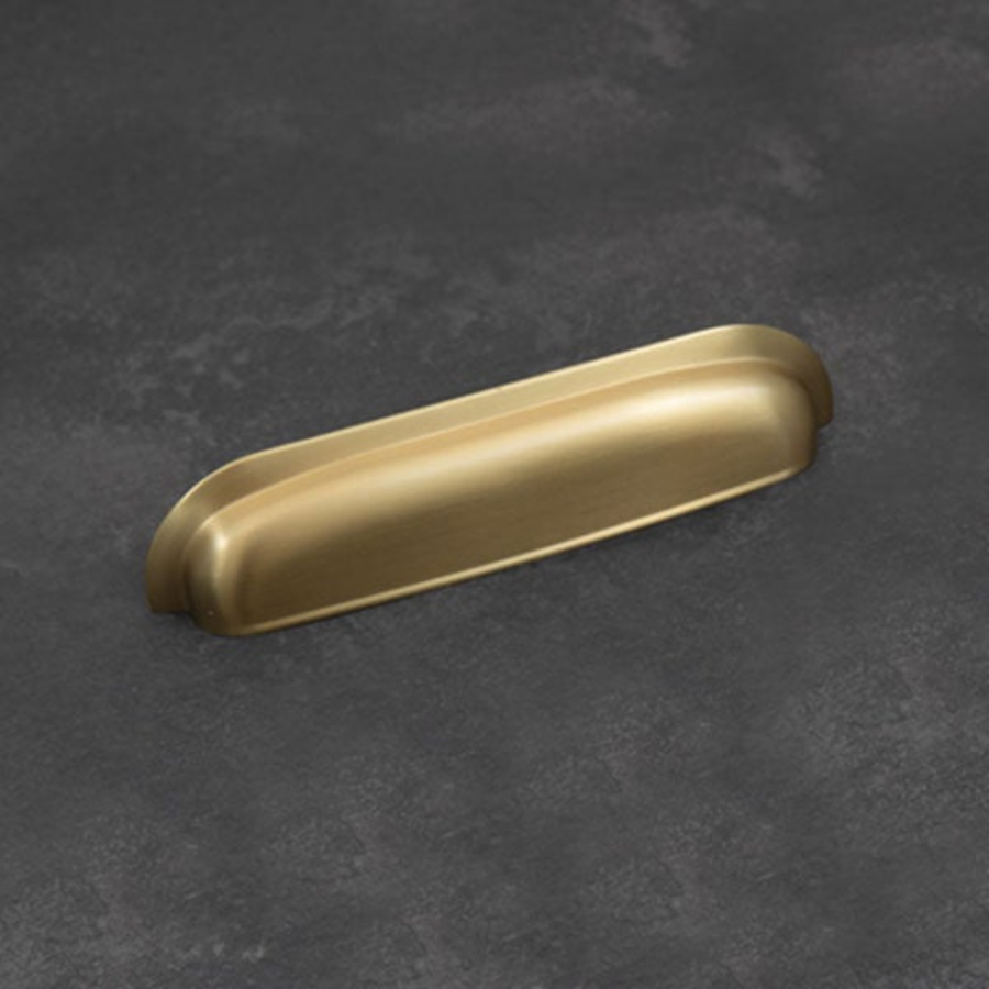Momo Handles New Hampton Large Cup Pull 160mm Matt Brass