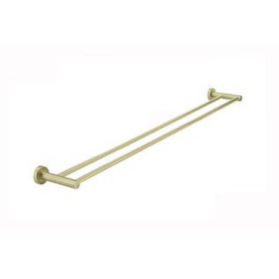 Meir Round Double Tiger Bronze Towel Rail