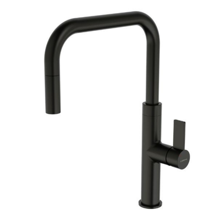 Caroma Urbane II Pull Out Sink Mixer - Matte Black
