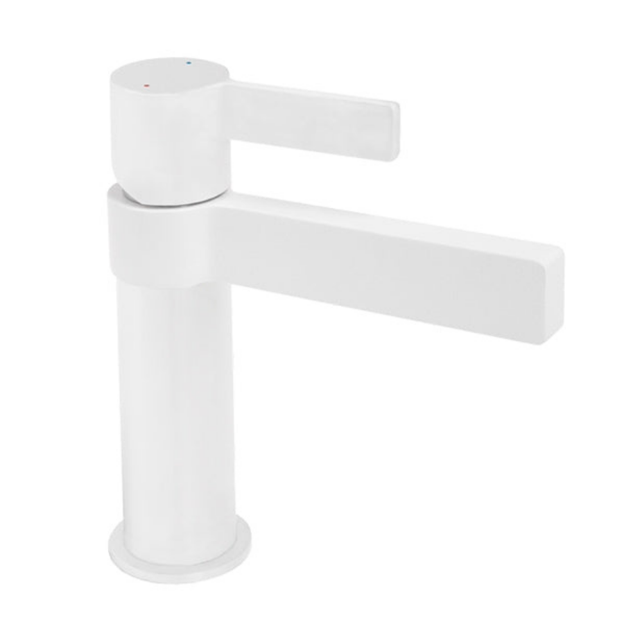 ADP Martini Basin Mixer-Matte White