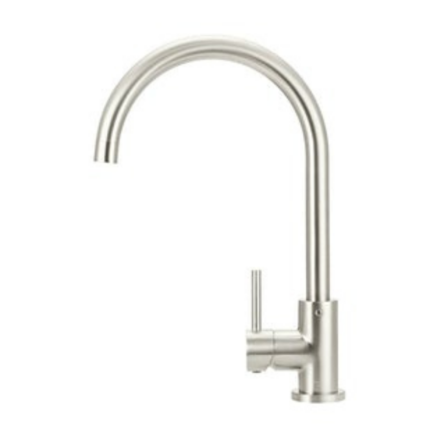 Meir Round Kitchen Mixer - Brushed Nickel