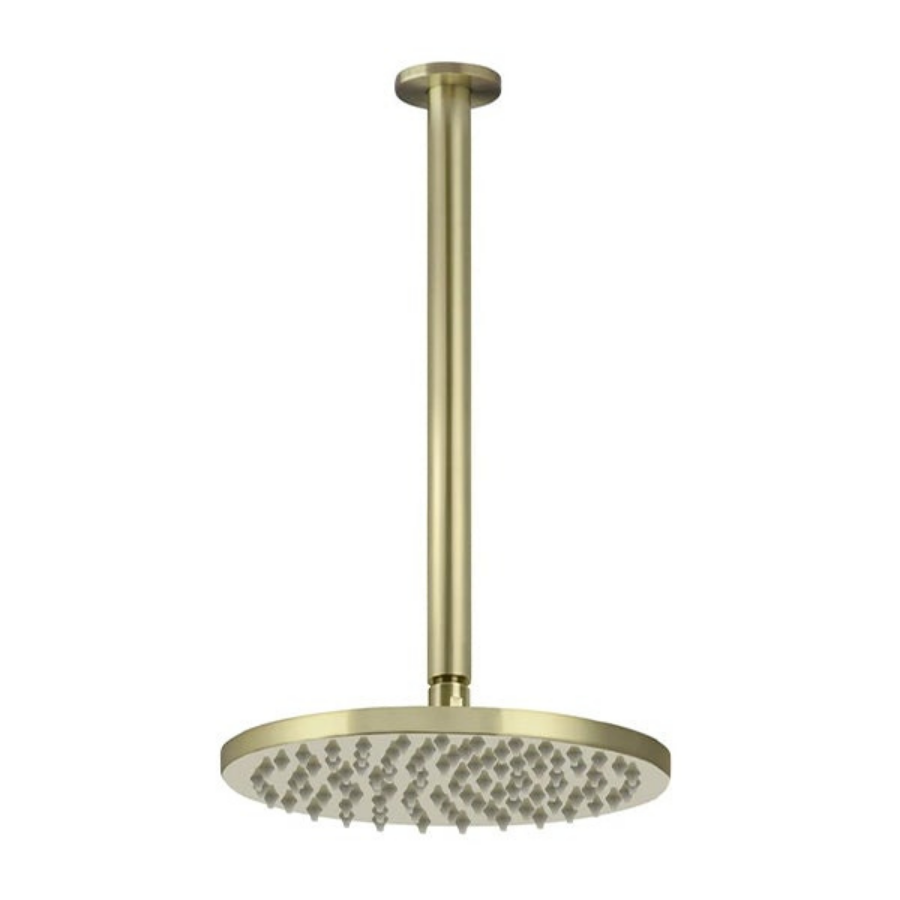 Meir Round Ceiling Shower 200mm Rose and 300mm Dropper