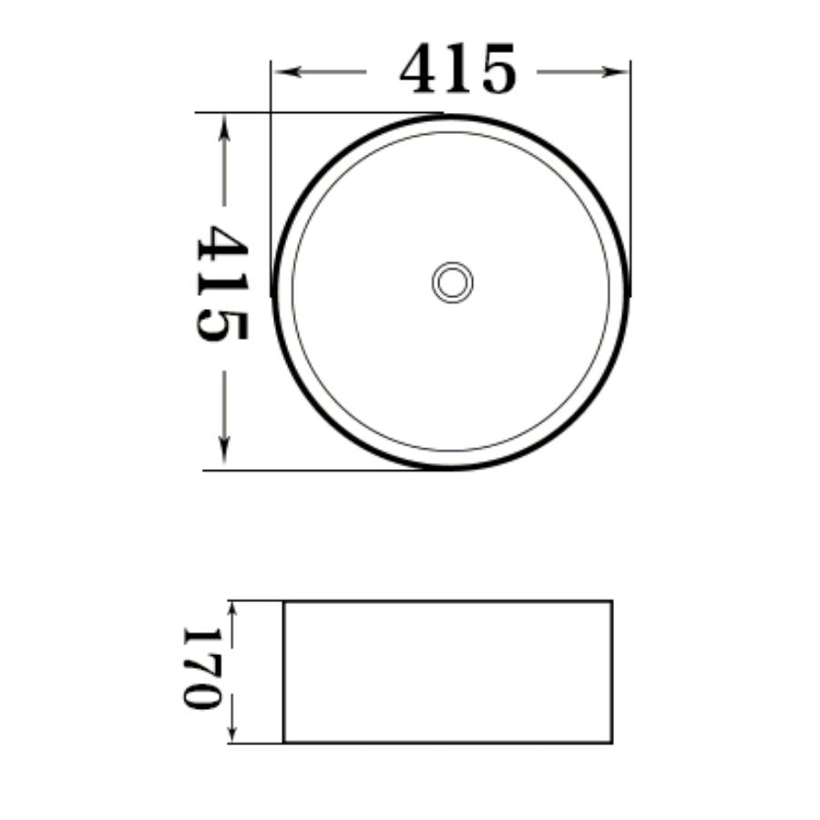 Top Counter Ceramic Basin