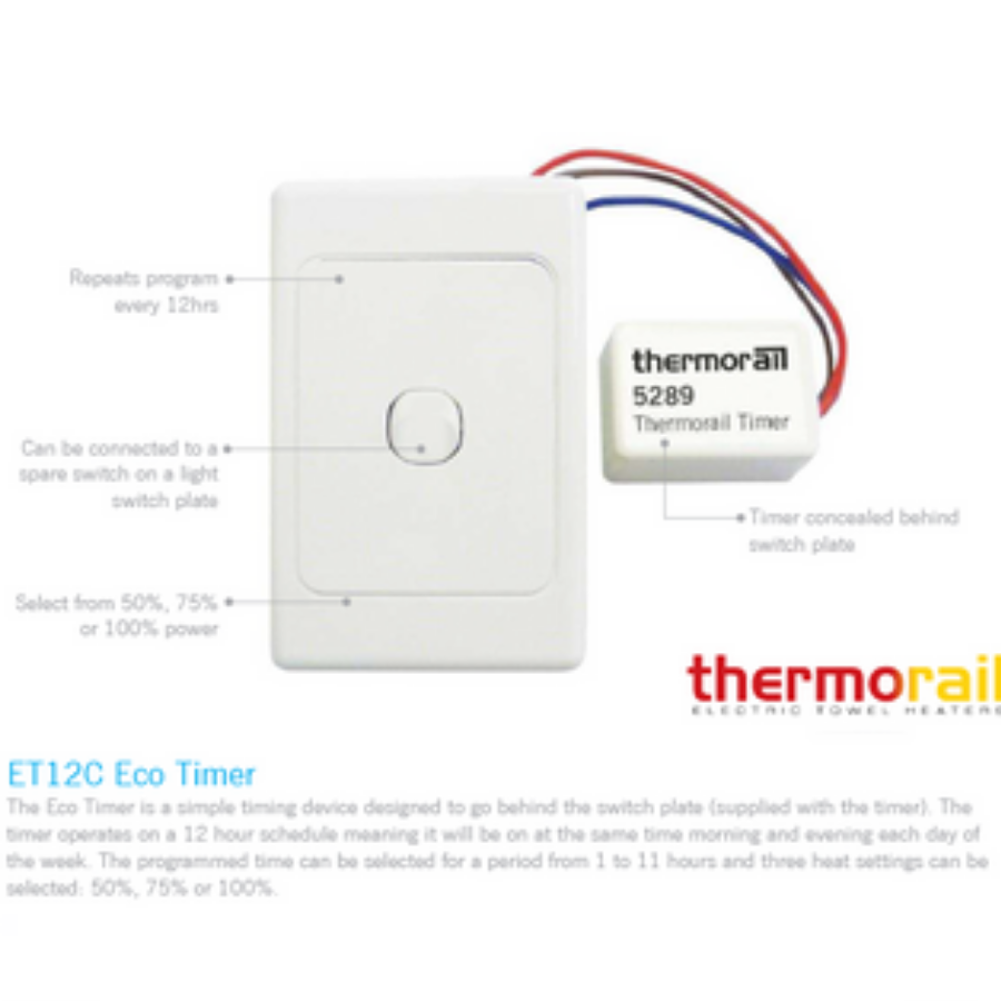 Thermogroup Eco Timer with Switch Plate