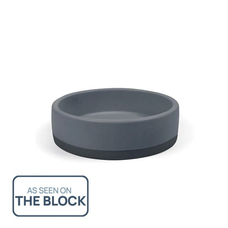 Nood Co Bowl Basin Two Tone Surface Mount Copan Blue