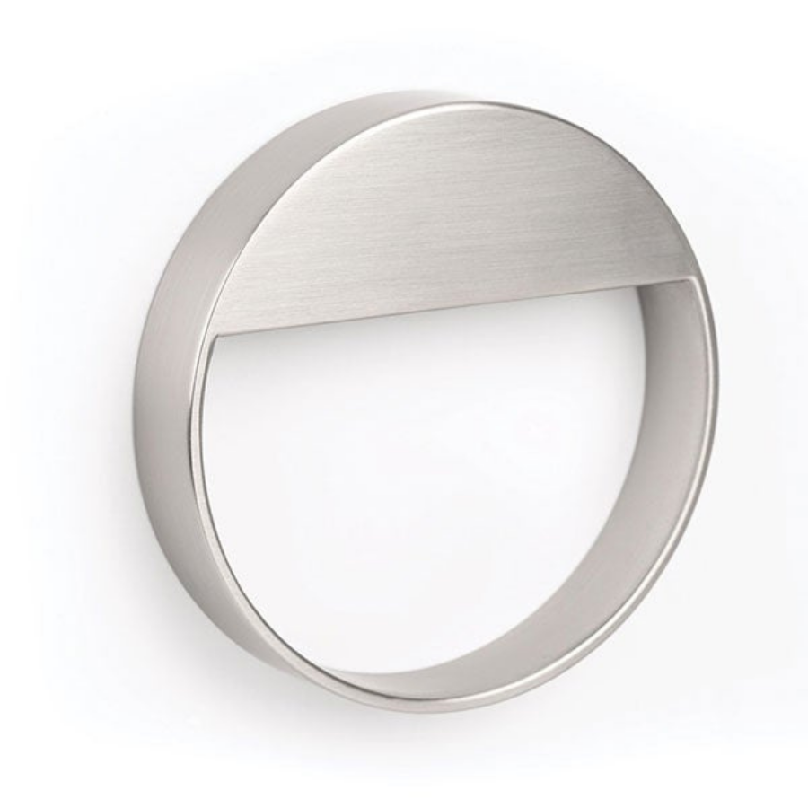 Momo Handles Bau Circular Handle 90mm Brushed Nickel