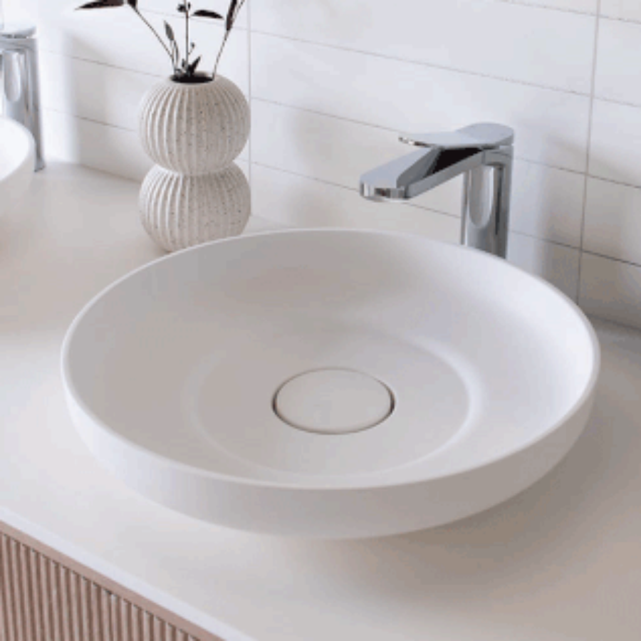 ADP Flume Above Counter Basin - Matte White