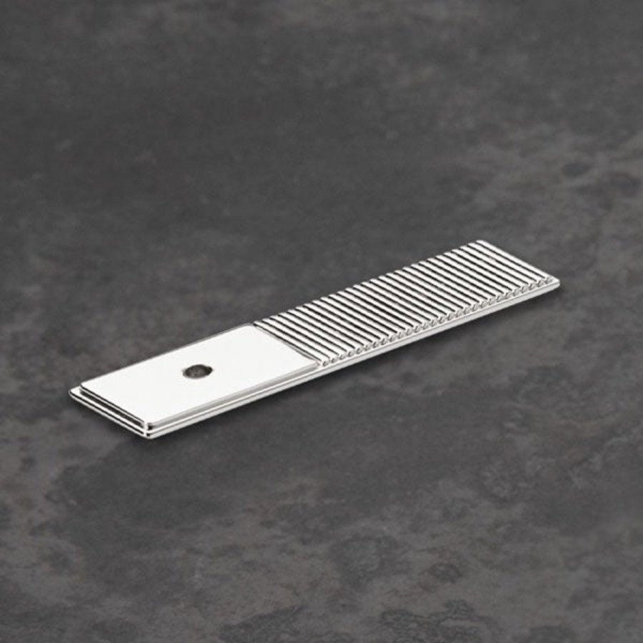 Momo Handles Barrington Backplate to Suit Knob Polished Nickel