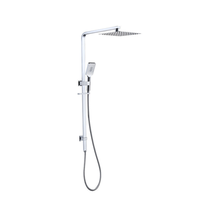 2 In 1 Shower Top Inlet Square-100108-5:Modern Elegance