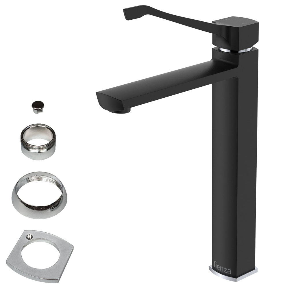 Fienza Koko Care Tall Basin Mixer - Matte Black