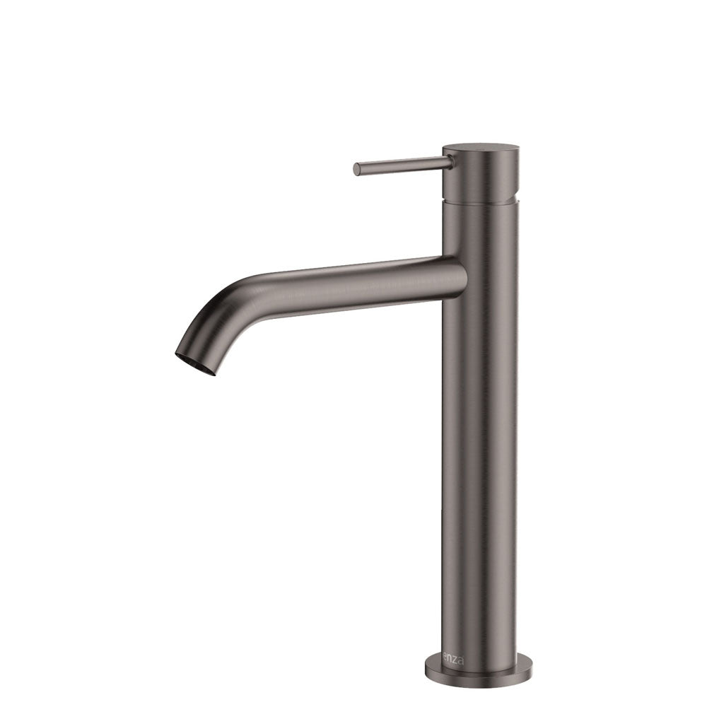 Fienza Kaya Medium Basin Mixer - Gun Metal