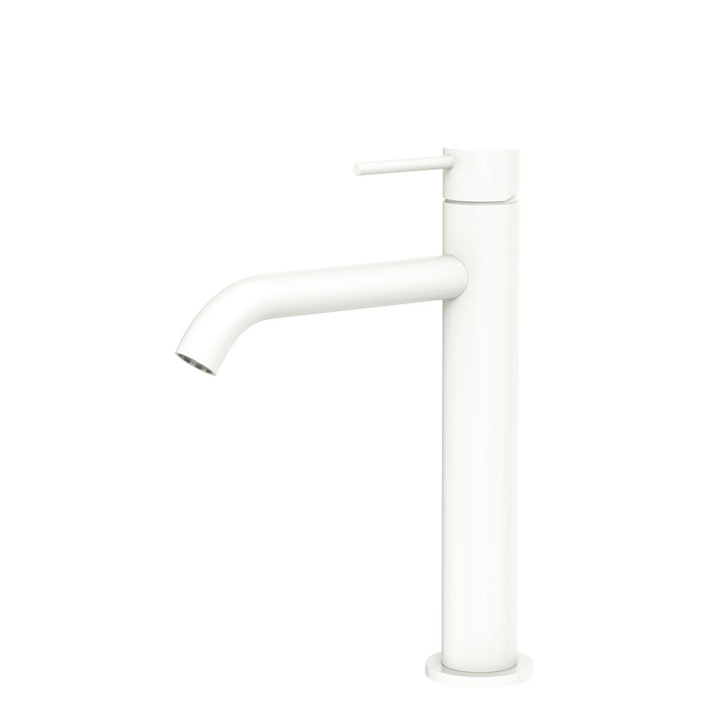 Fienza Kaya Medium Basin Mixer - Matte White