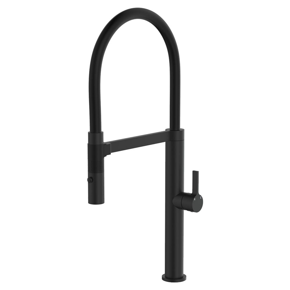 Fienza Sansa Pull Down Sink Mixer - Matte Black