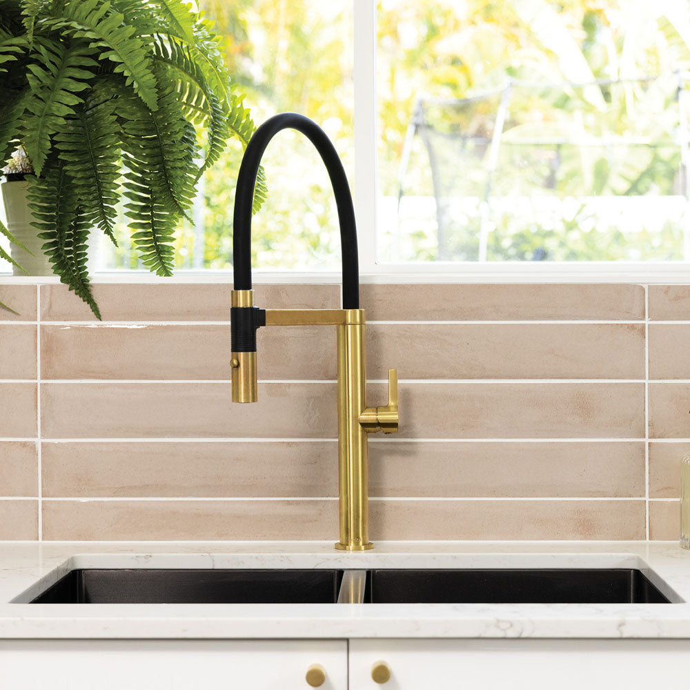 Fienza Sansa Pull Down Sink Mixer - Urban Brass