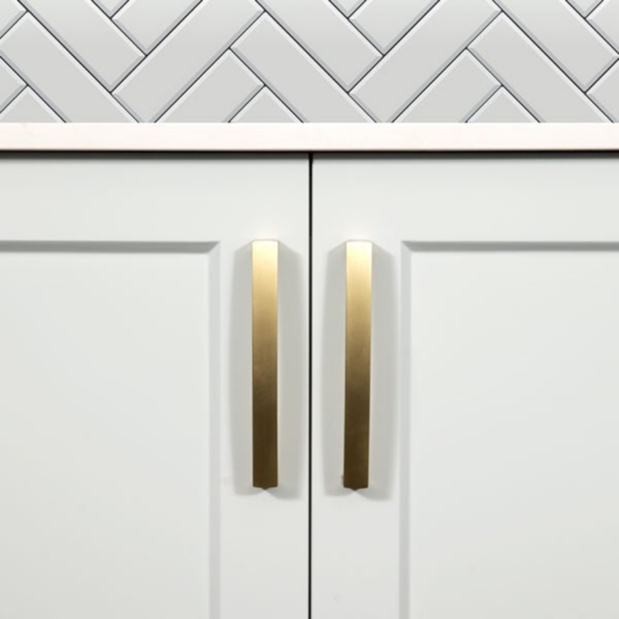 Momo Handles New Hampton D Handle 160mm Matt Brass