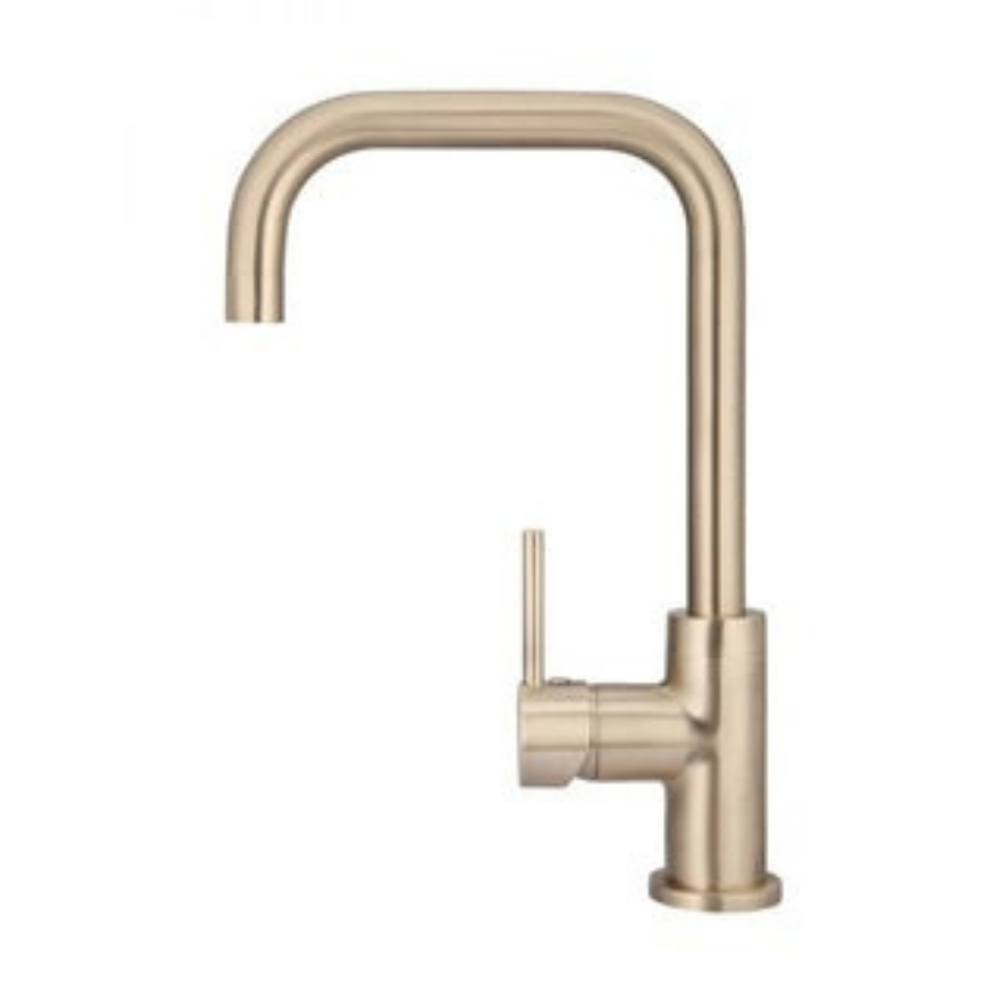 Meir Round Kitchen Mixer - Champagne