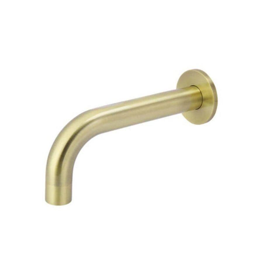 Meir Round Curved Spout 130mm - Tiger Bronze Gold