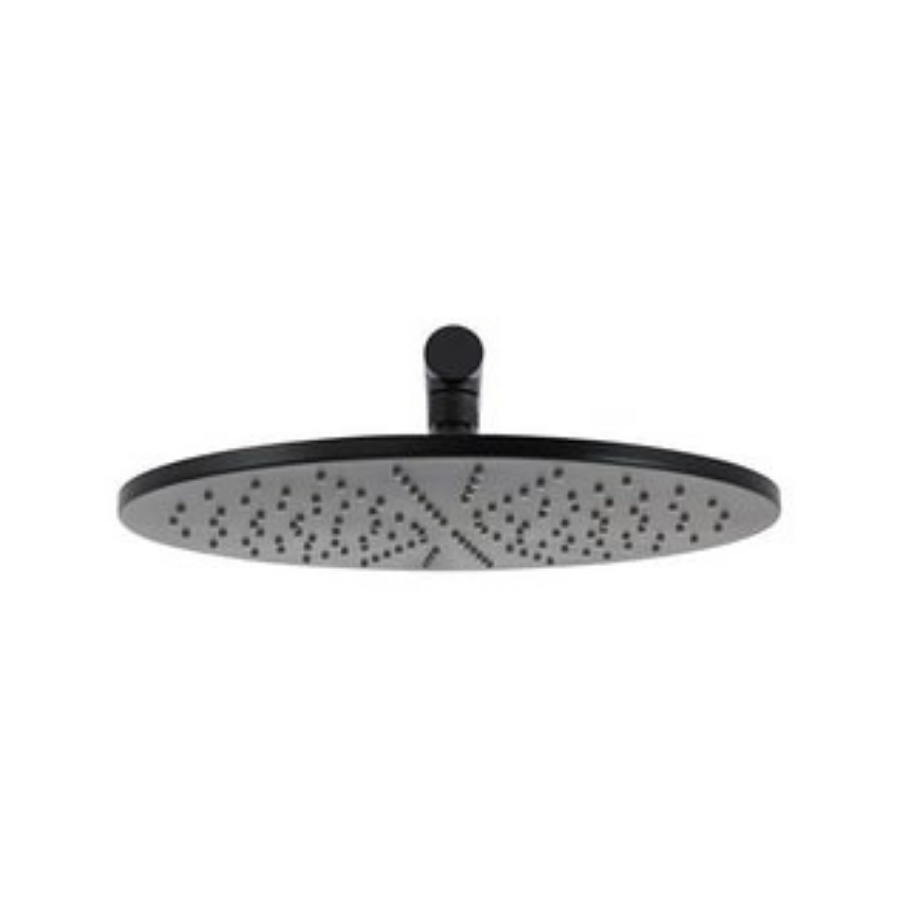 Meir Round Wall Shower 300mm Matte Black