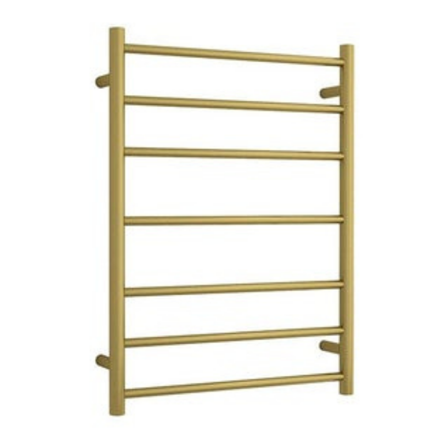 Thermogroup 7 Bar Thermorail Heated Towel Ladder Brushed Gold 600mm