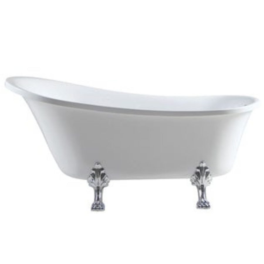 Fienza Claw Foot Bath - Chrome Feet