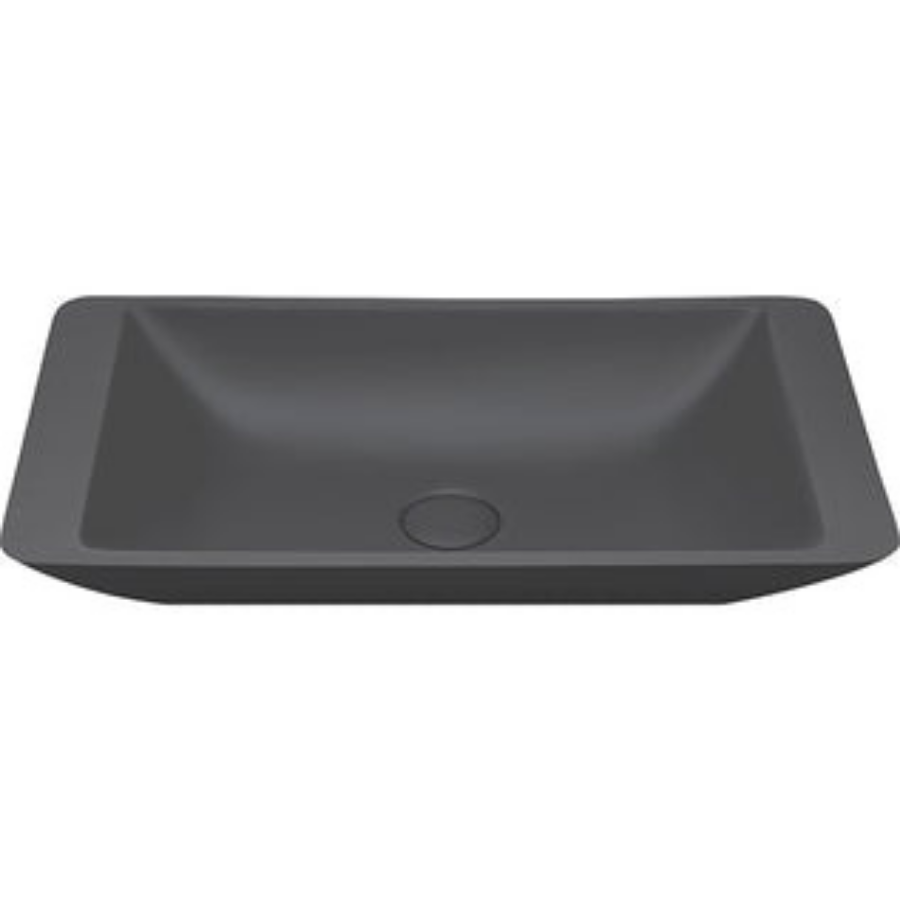 Fienza Classique 600 Above Counter Solid Surface Basin - Matte Grey