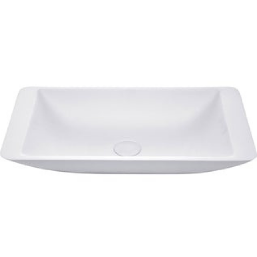 Fienza Classique 600 Above Counter Solid Surface Basin - Matte White