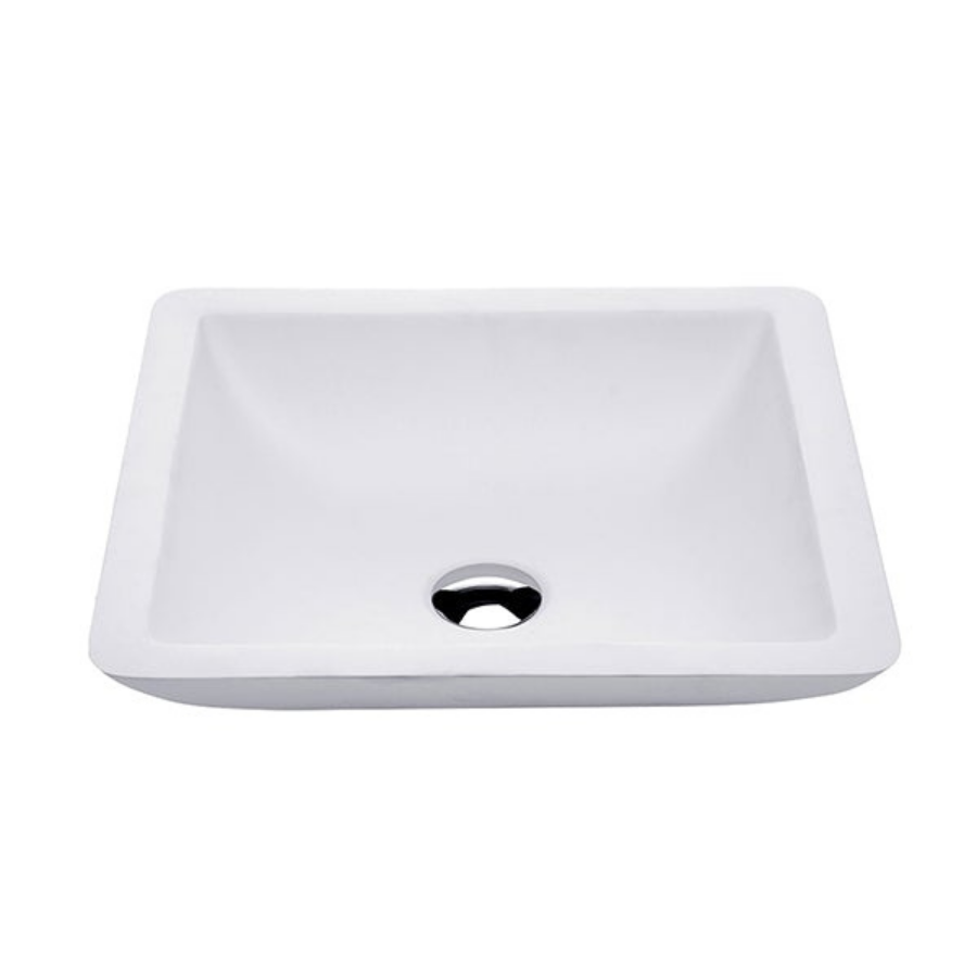 Fienza Classique 420 Above Counter Solid Surface Basin - Matte White