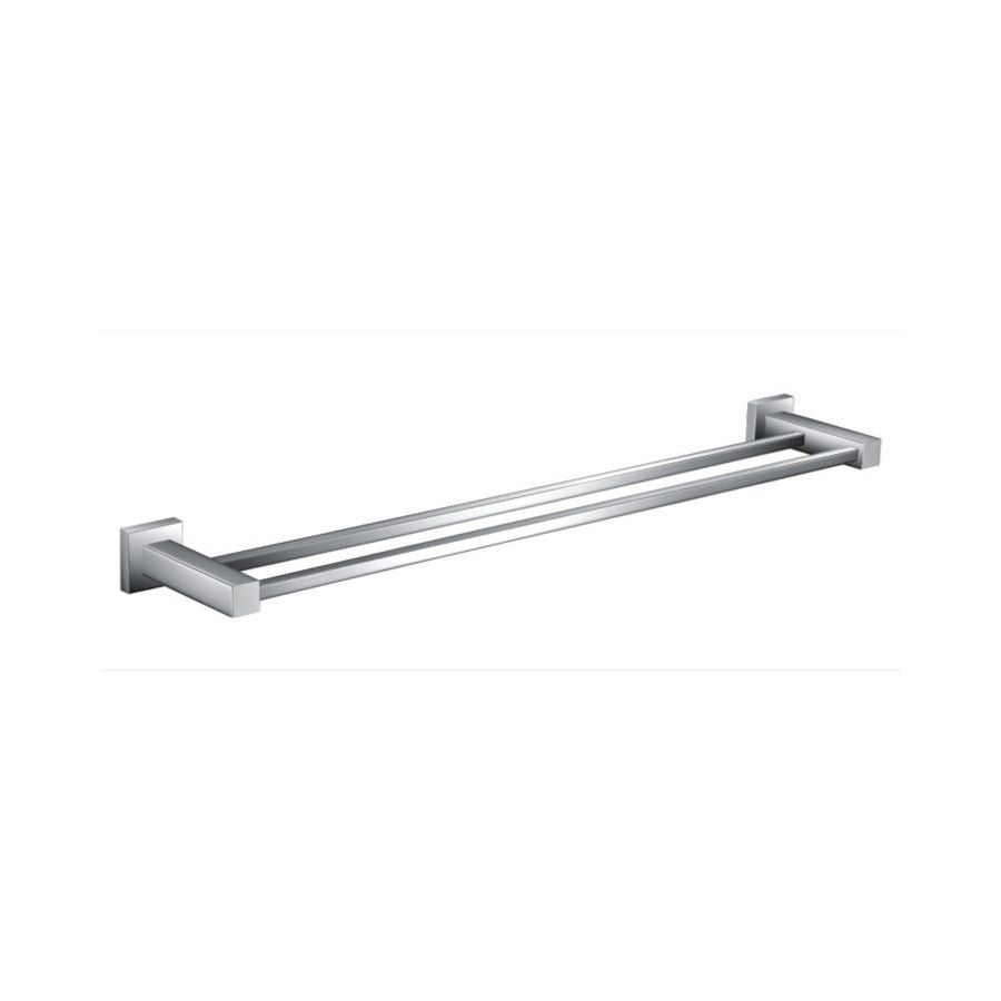 Double Towel Rail - Chrome